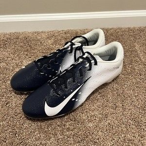 Nike Vapor Untouchable Speed 3 TD Football Cleats Navy White AO3034-107 Sz 13